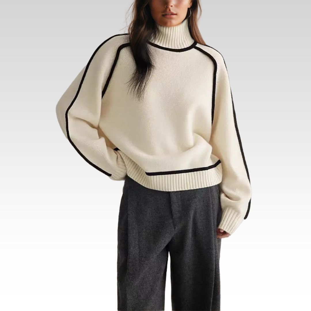 Lara | Dame rullekrave sweater