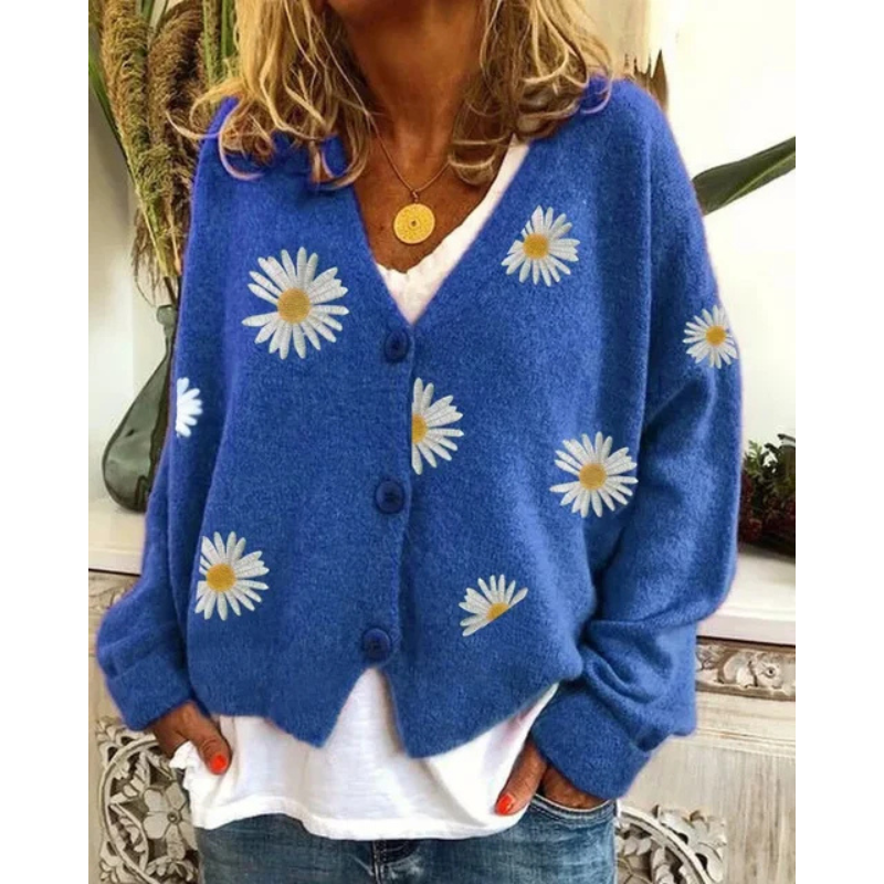 Theresia™ | Broderet cardigan