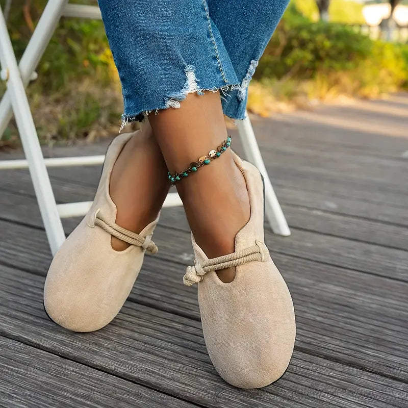 Raya | Enkle ballerinaer med raffinerede detaljer