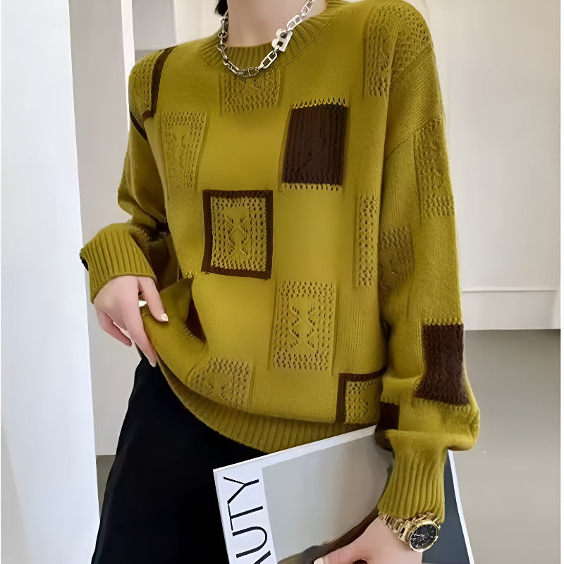 Alida™ | Strikkede sweater