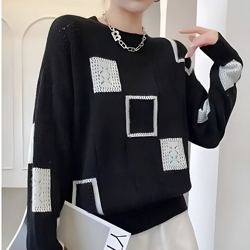 Alida™ | Strikkede sweater