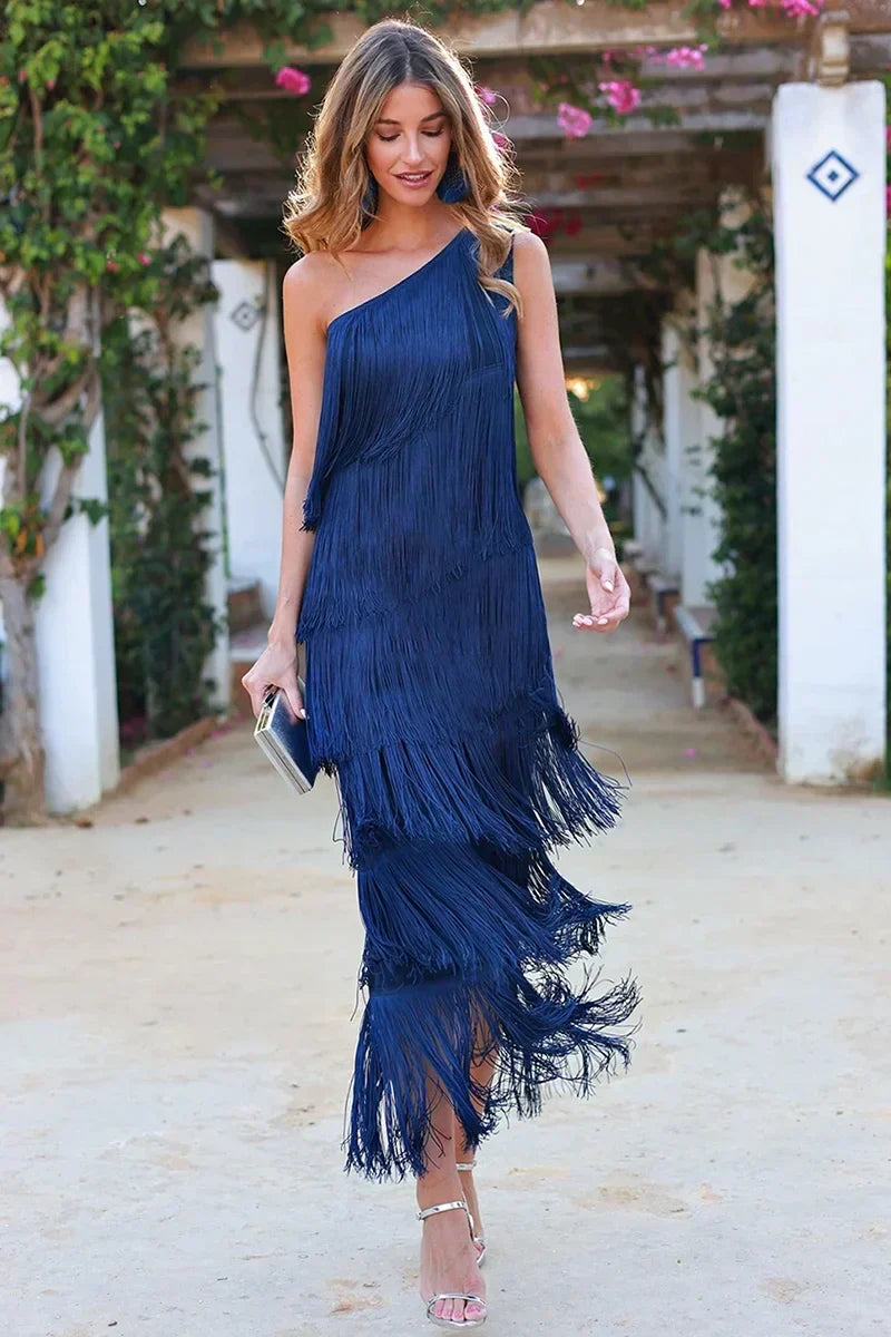Anne | One-Shoulder Kjole