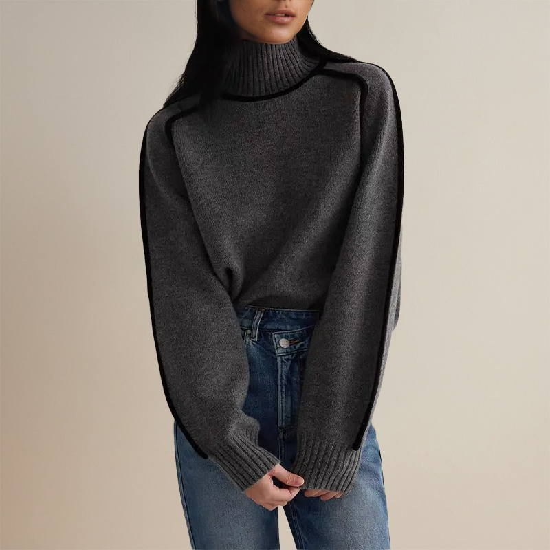 Lara | Dame rullekrave sweater