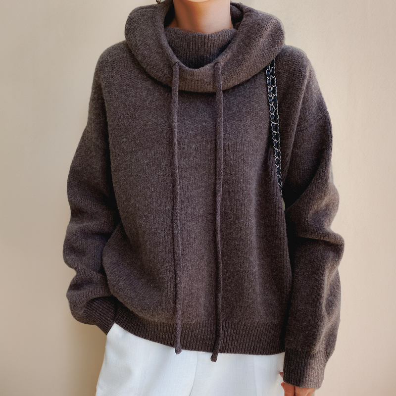 Ottilia™ | Elegant rullekravebluse