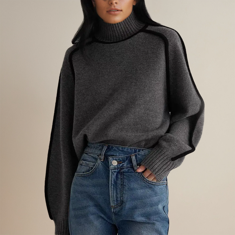 Lara | Dame rullekrave sweater