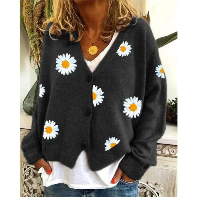 Theresia™ | Broderet cardigan
