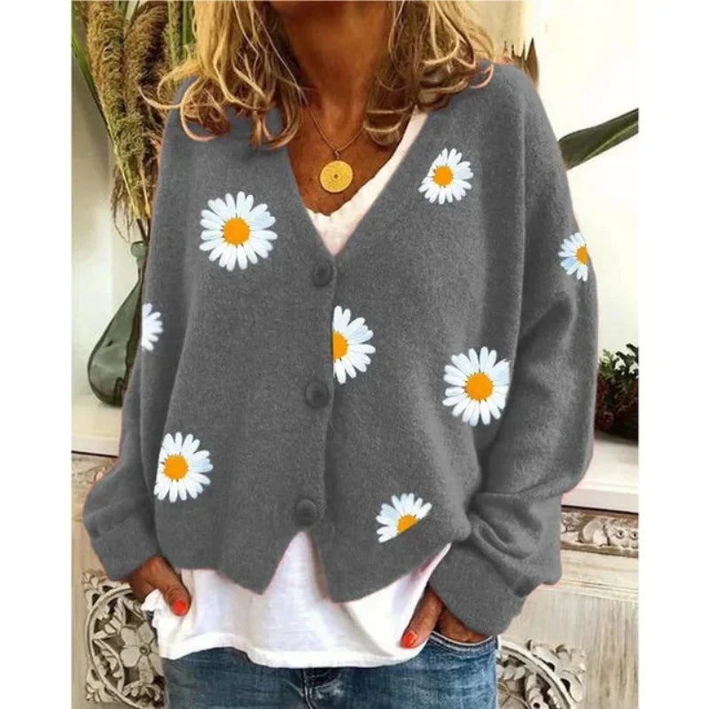 Theresia™ | Broderet cardigan