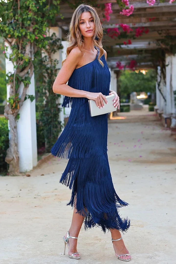 Anne | One-Shoulder Kjole