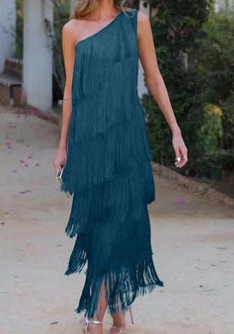 Anne | One-Shoulder Kjole