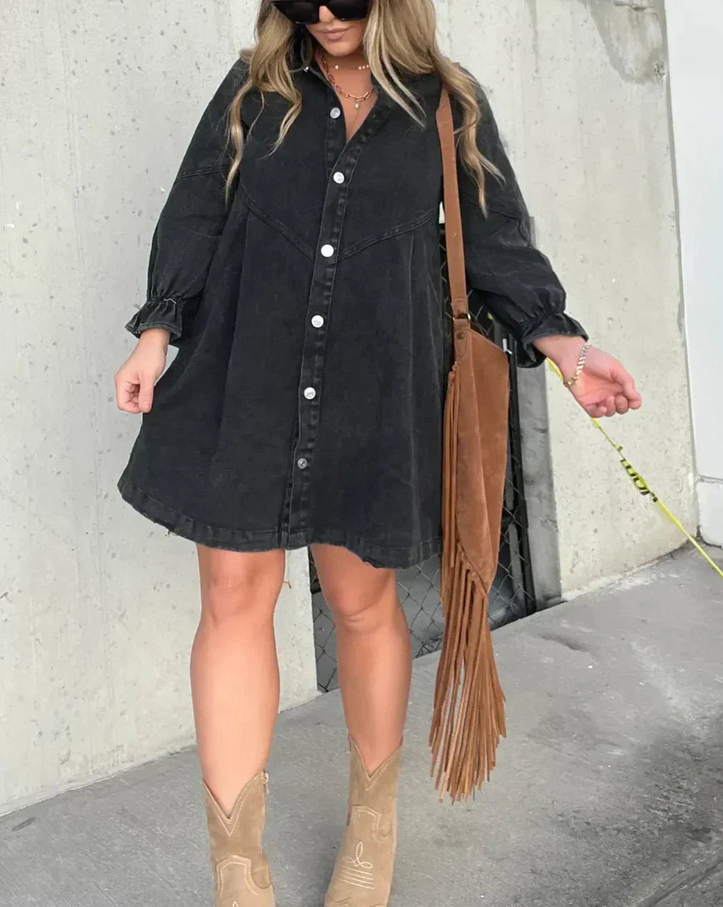 Sophia | Denim Kjole