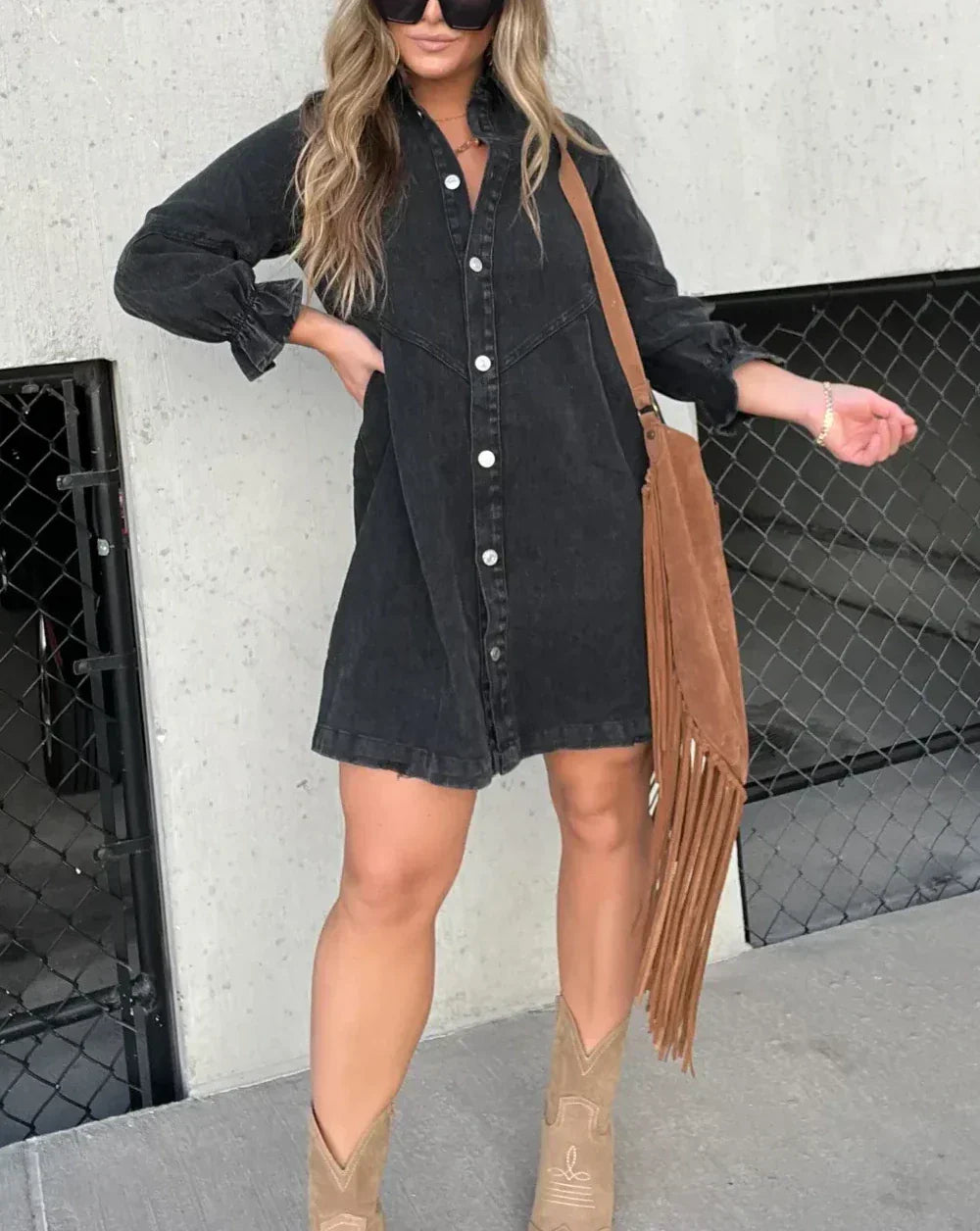 Sophia | Denim Kjole