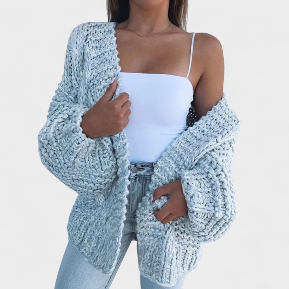 Dorit | Chunky strikket afslappet cardigan