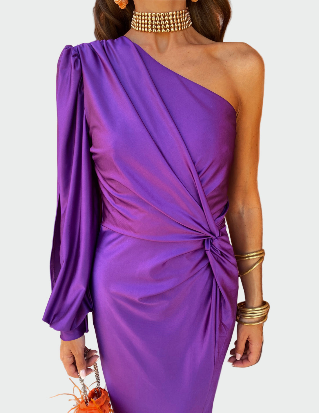 Elegant sort sommerkjole